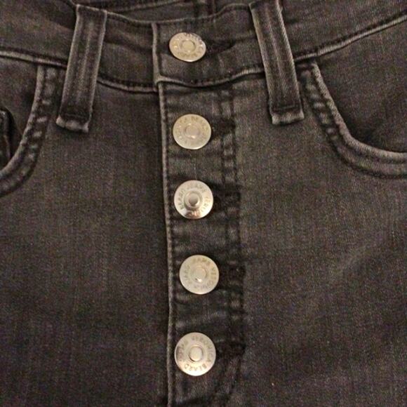 Veronica Beard Cropped Jeans Sz 24 BLACK Carolyn Baby Boot AZTEC TUXEDO Boho - Picture 6 of 16